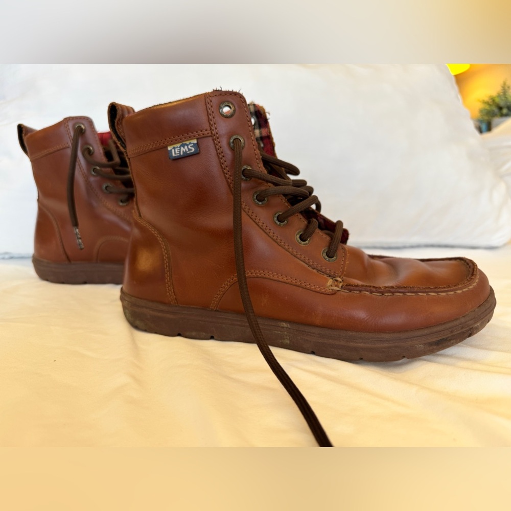 Men’s Lems Boulder Boot Leather, Size 9